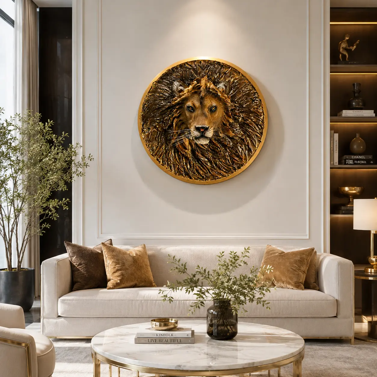 The Golden Guardian artwork shown in full