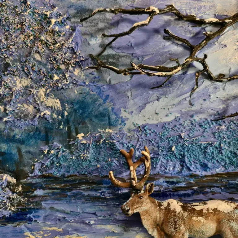 Light In Silence Deer artwork