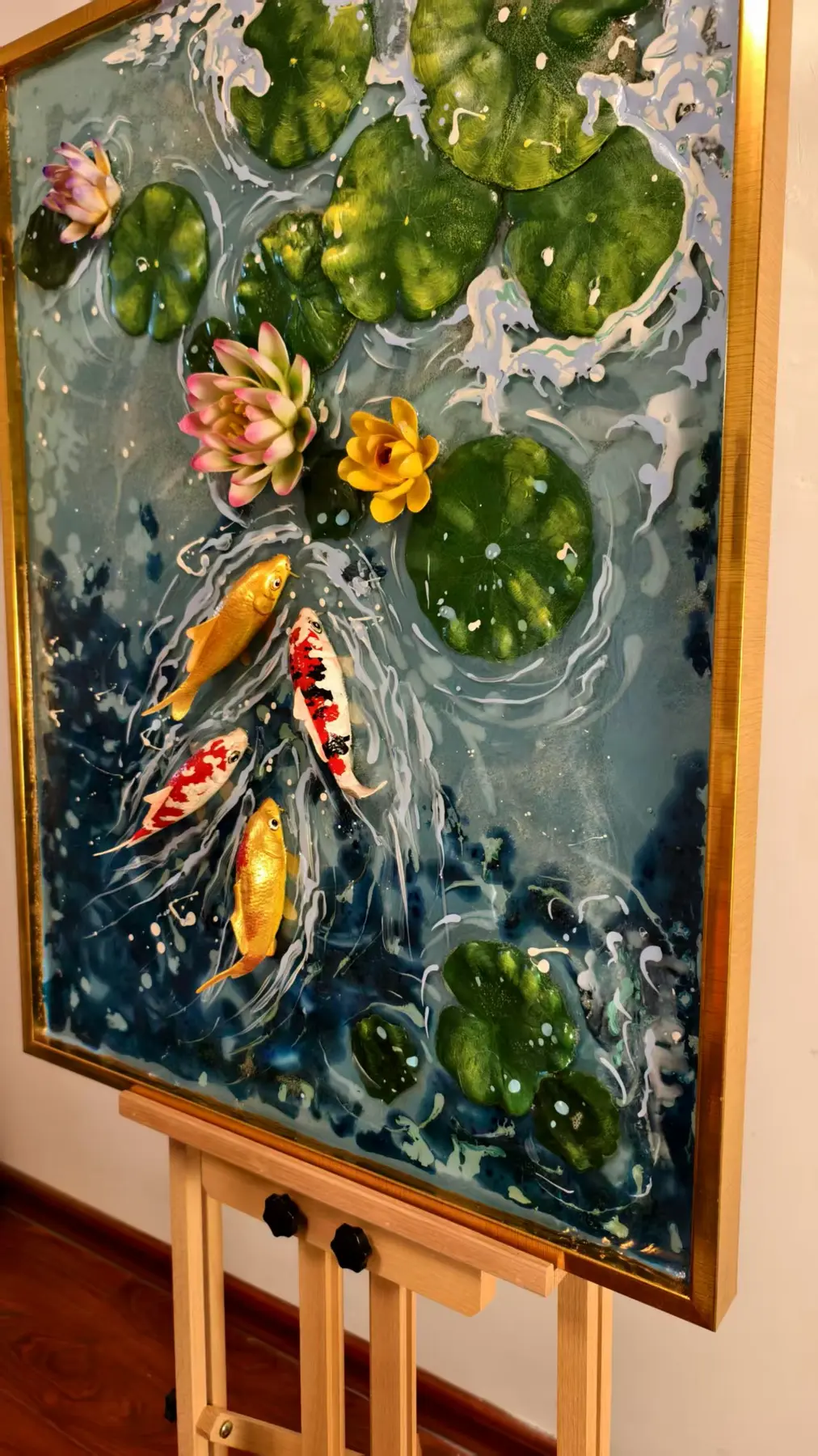 Lotus And Koi Profile artwork
