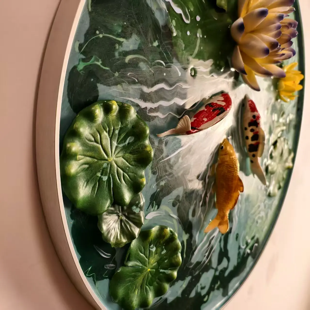 Lotus And Koi artwork